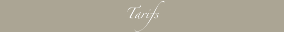 Tarifs